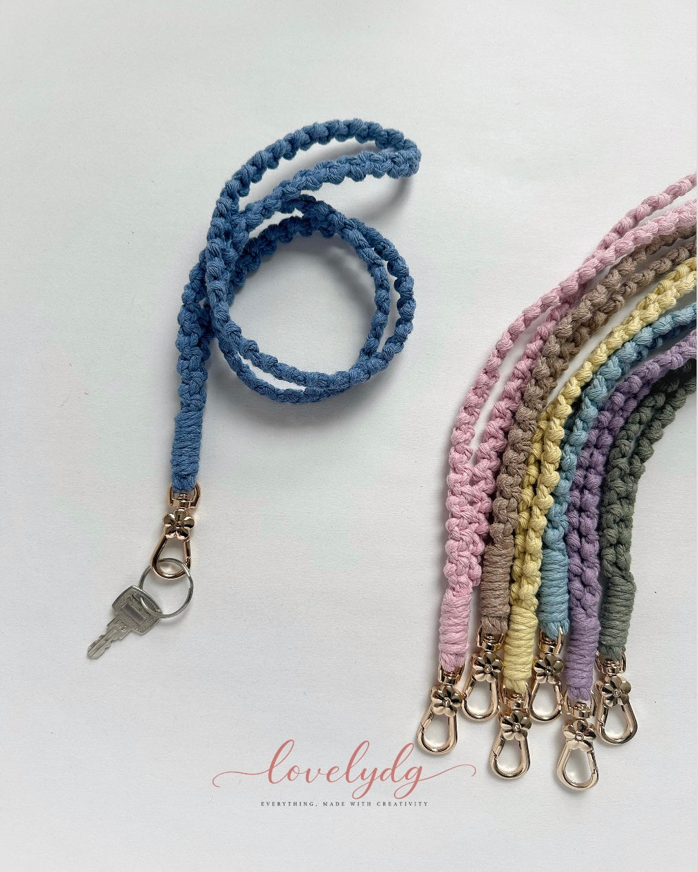 Lanière en macramé