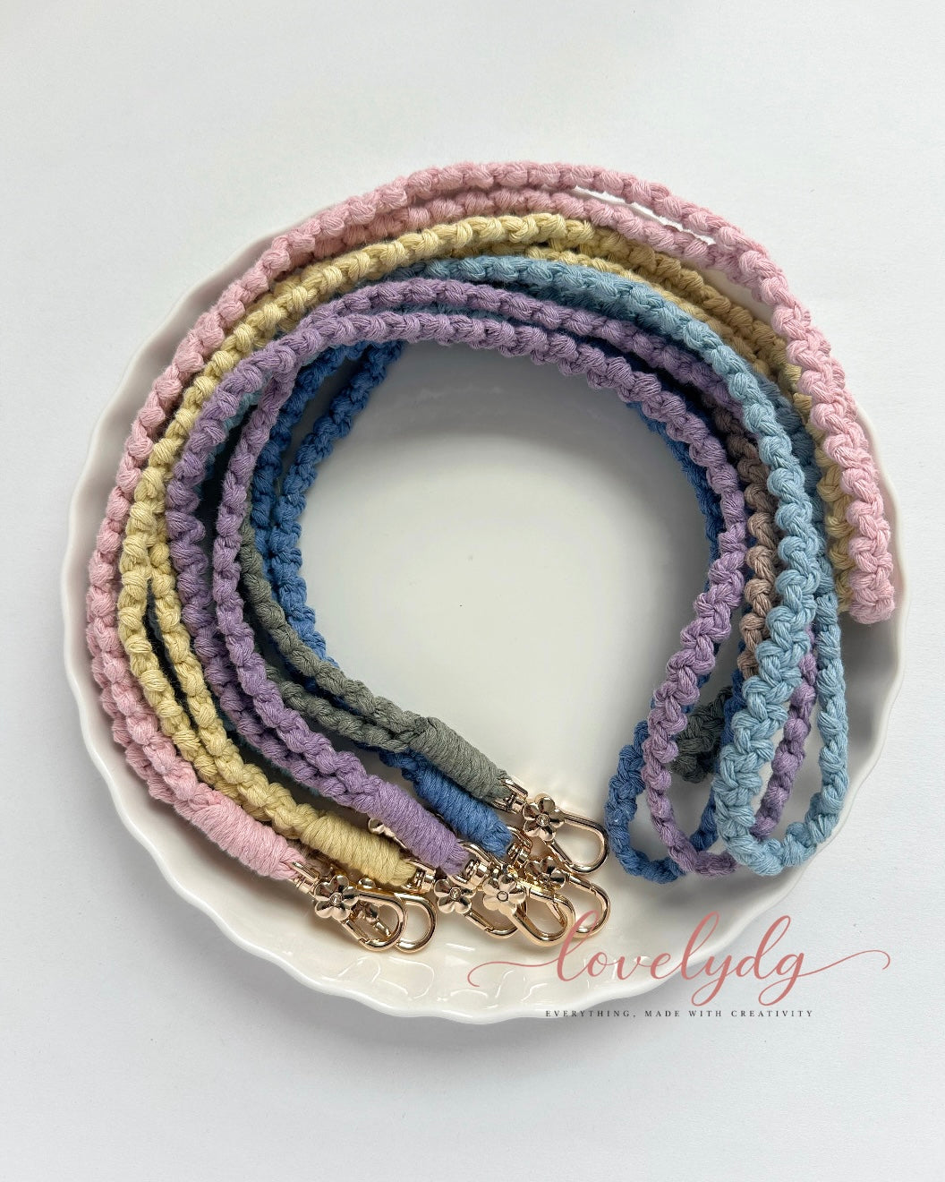 Lanière en macramé