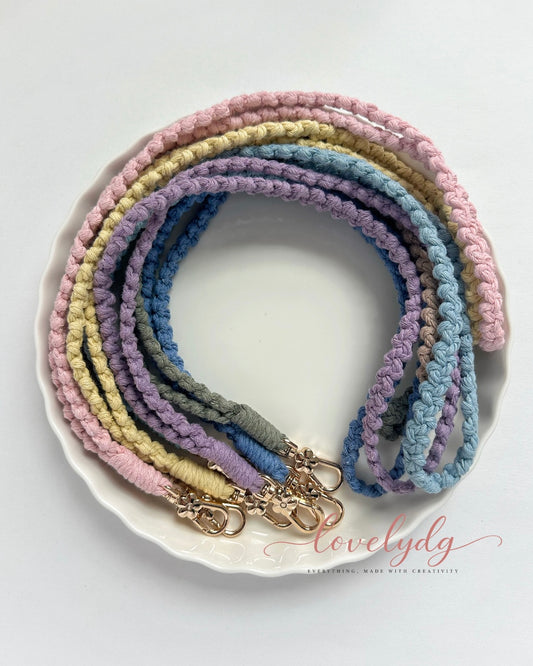 Lanière en macramé