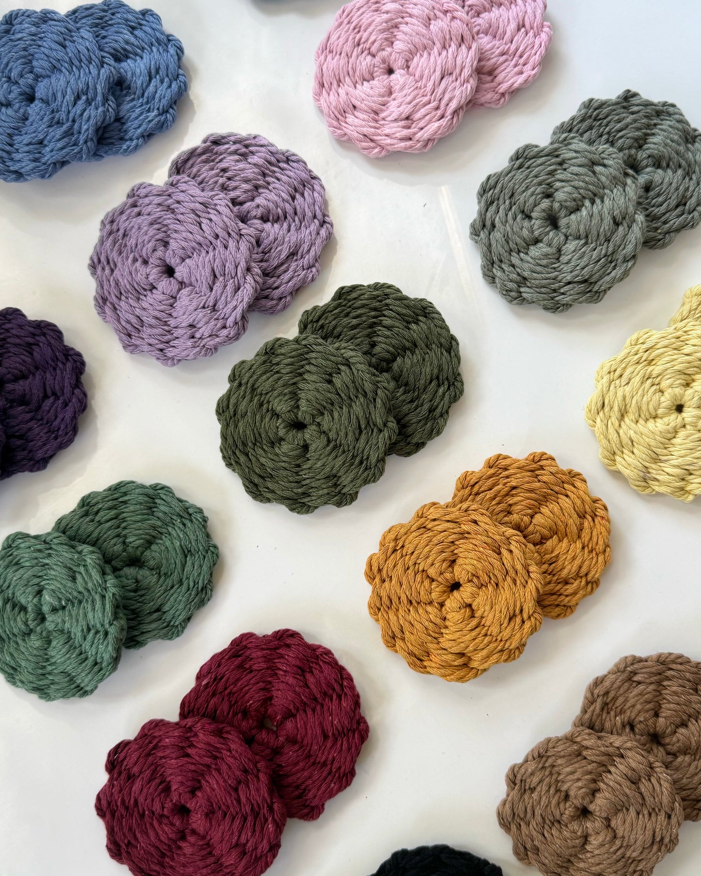 Macrame Woven Car Coasters