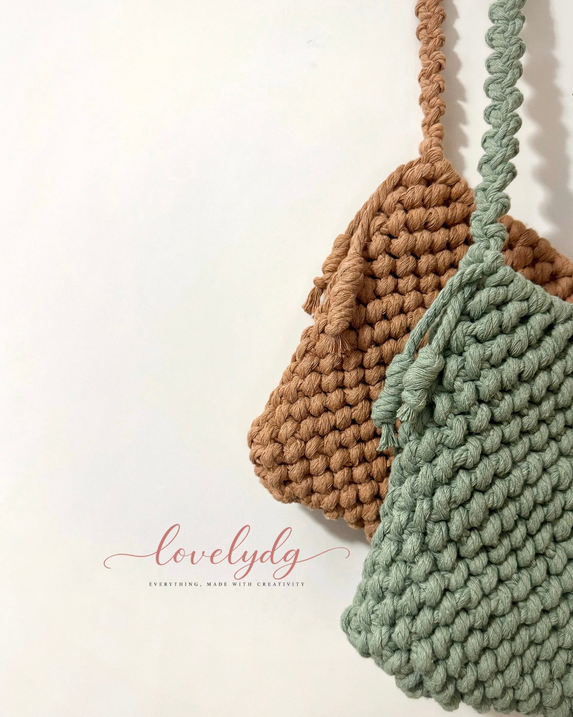 Sac à bandoulière en macramé Willow